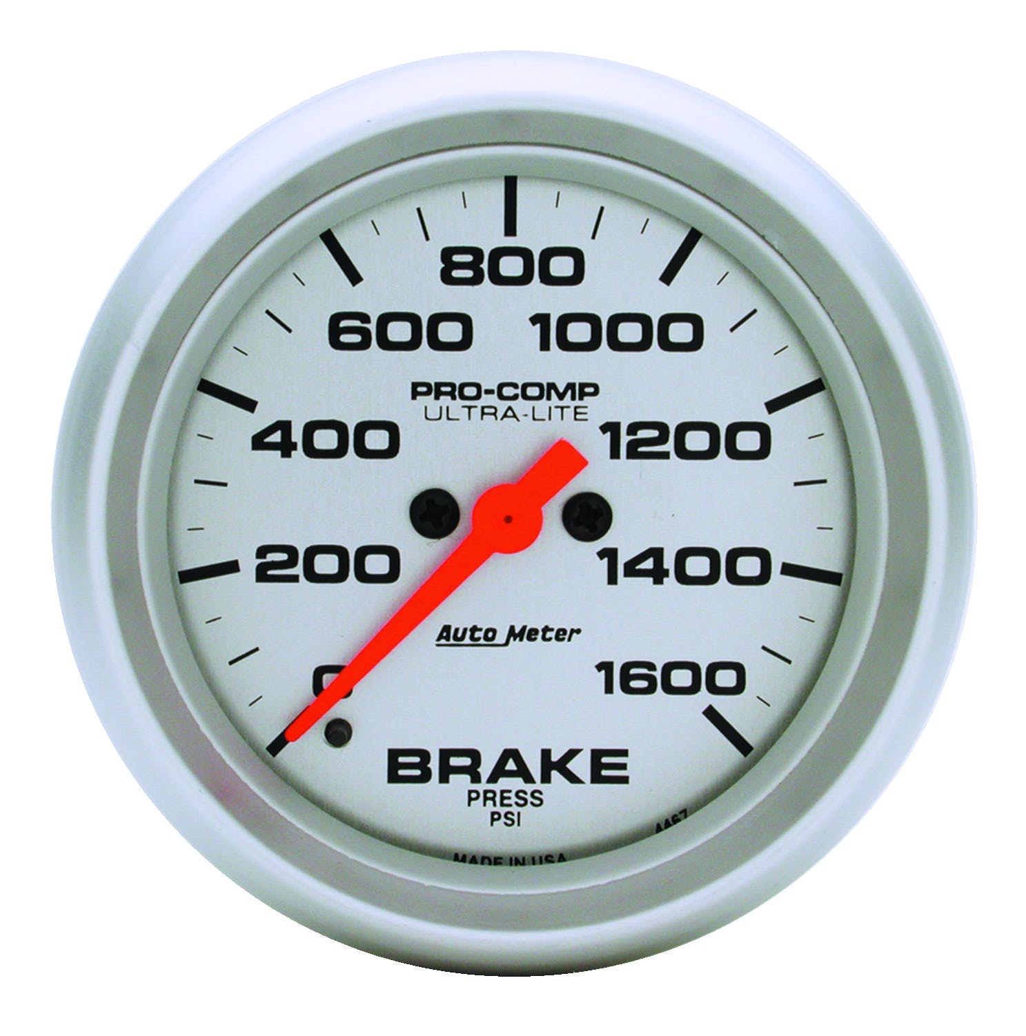 AutoMeter Products 4467 Gauge; Brake Press; 2 5/8in.; 1600psi; Digital Stepper Motor; Ultra-Lite