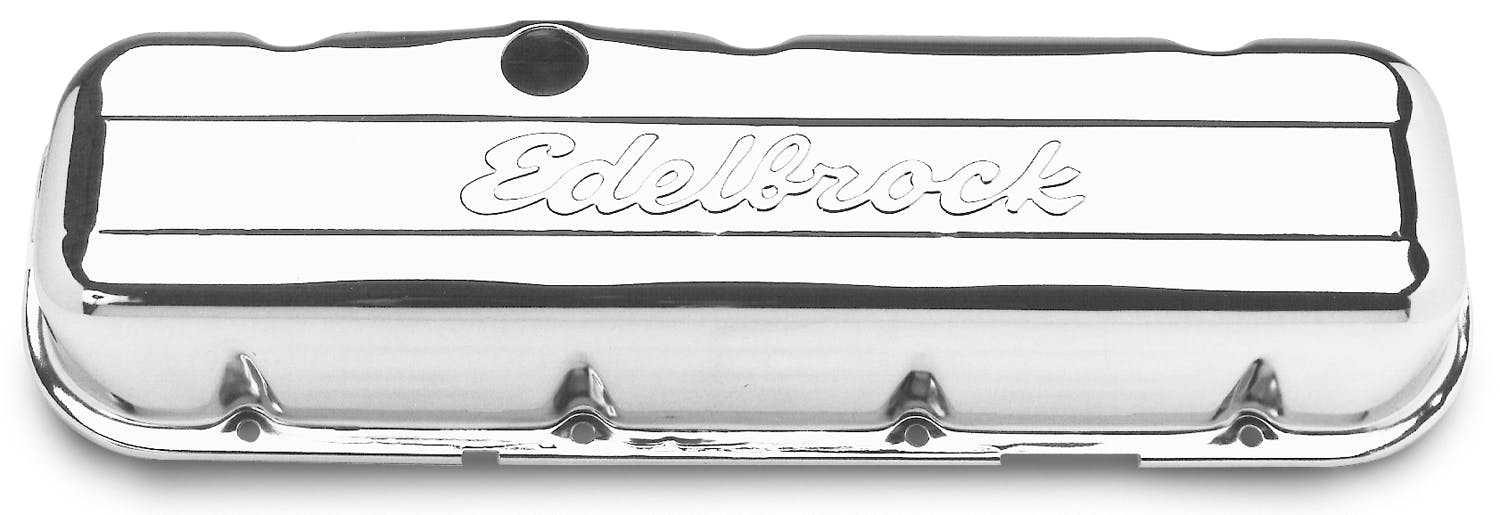 Edelbrock 4480 Signature Series Valve Covers for Chevrolet 396-502 V8 65 and Later