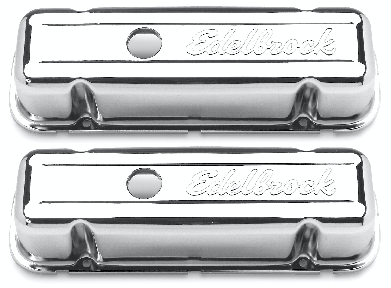 Edelbrock 4486 Signature Series Valve Covers for Buick 3.8L and 4.1L V6 77 and Later
