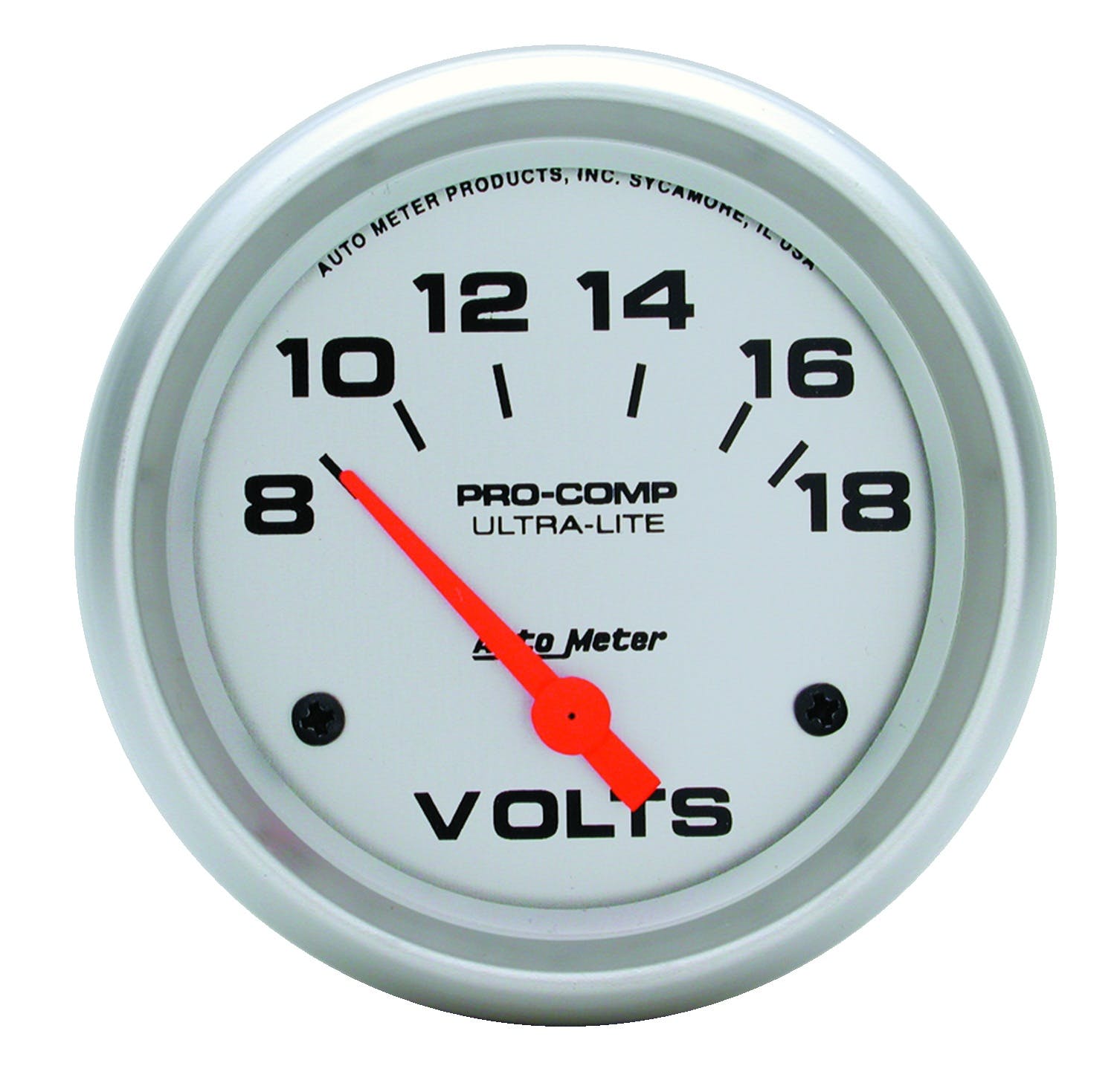 AutoMeter Products 4491 Voltmeter 8-18 Volts
