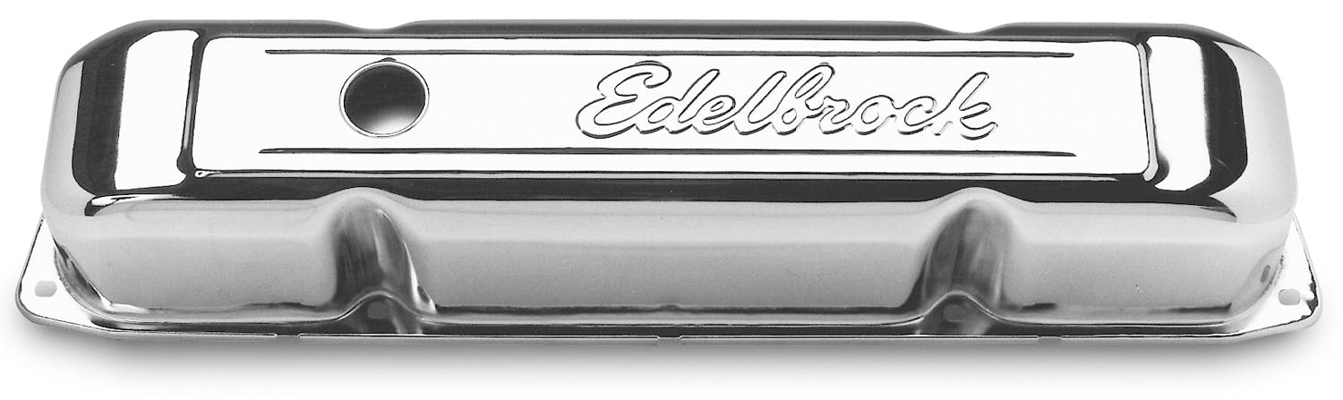 Edelbrock 4491 Signature Series Valve Covers for Chrysler 361-383-400-413-426-440 V8
