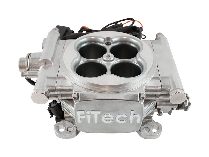 FiTech 93551 Go EFI 4 600 HP Bright Alum EFI System w/ Force Fuel Mini Delivery Master Kit
