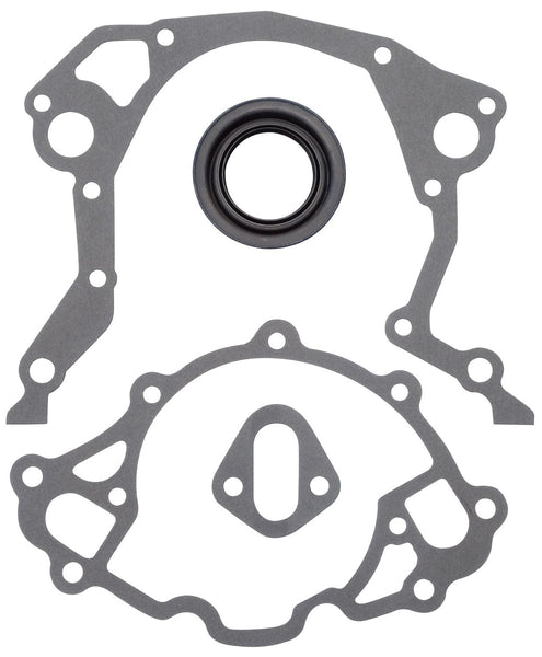 Edelbrock 6991 SB FORD TIMING COVER GASKET and OIL SEAL KIT