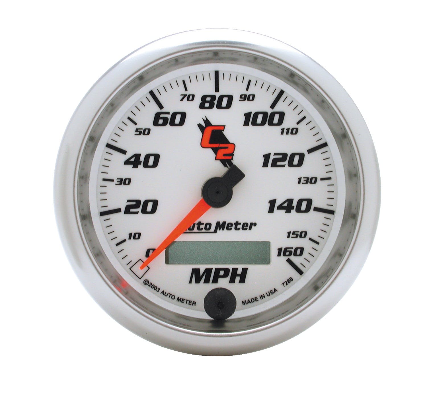 AutoMeter Products 7288 Programmable Speedo 160 Mph