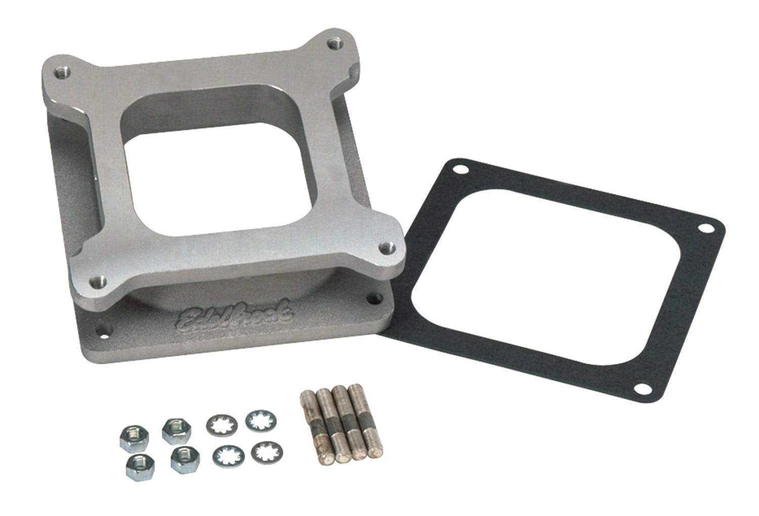 Edelbrock 8716 Carb Adapter Mounts 4150 Standard Flange Carb to 4500 Style Manifold