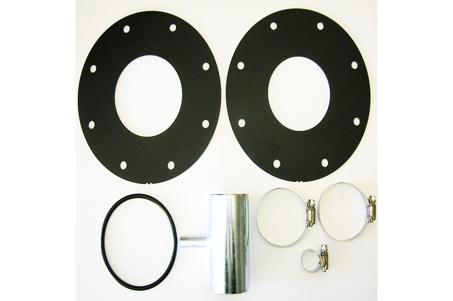 TITAN Fuel Tanks 0101310 LB7 Kit for Spare Tire System Two Heavy Duty Hose Clamp and One Double-Tee Adapter