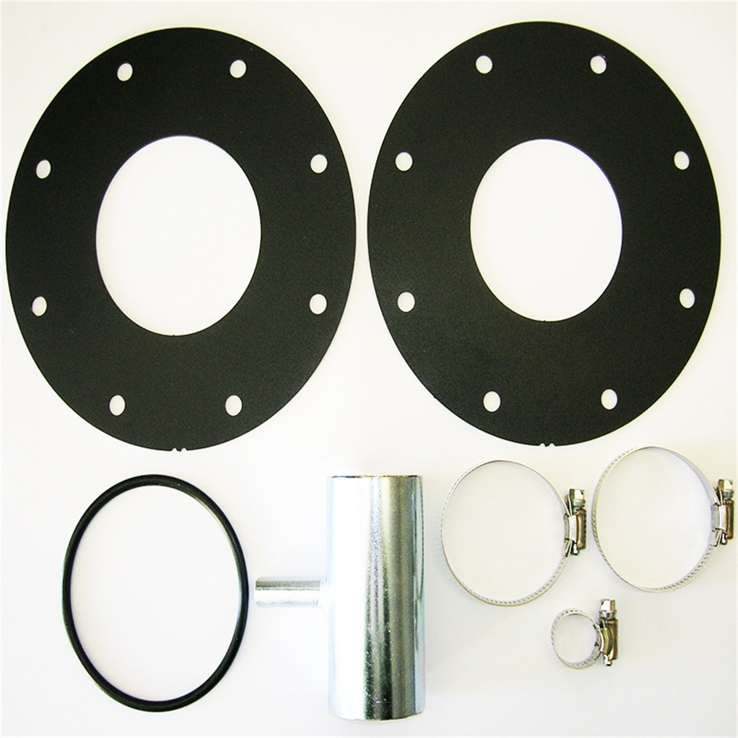 TITAN Fuel Tanks 0199003 LB7 Adaption Kit, Includes Two Heavy Gauge Metal Flanges And One O-Ring