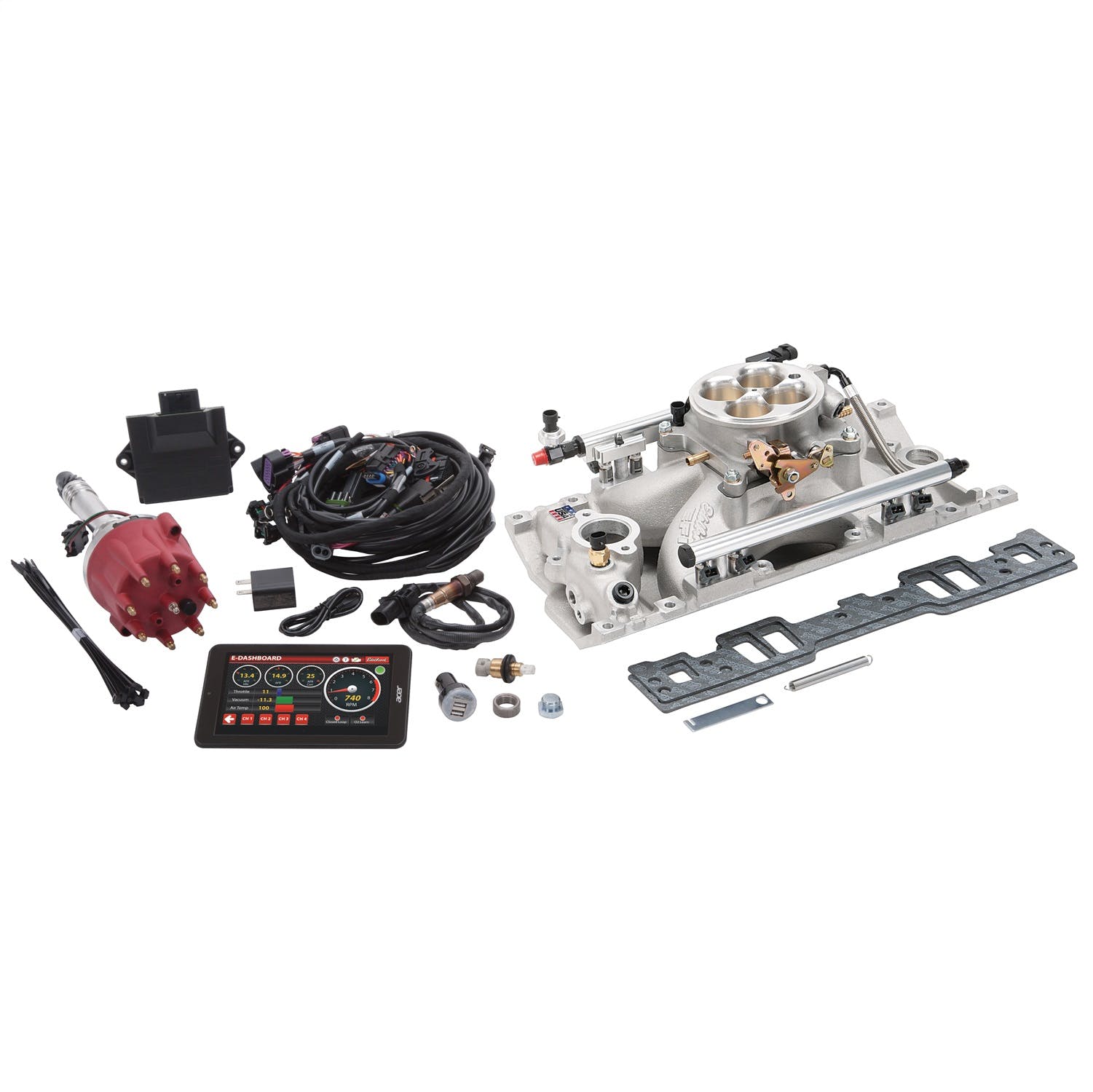 Edelbrock 35780 Pro-Flo 4 EFI Kit for Small-Block Chevy with Vortec/E-Tec Cylinderinder Heads