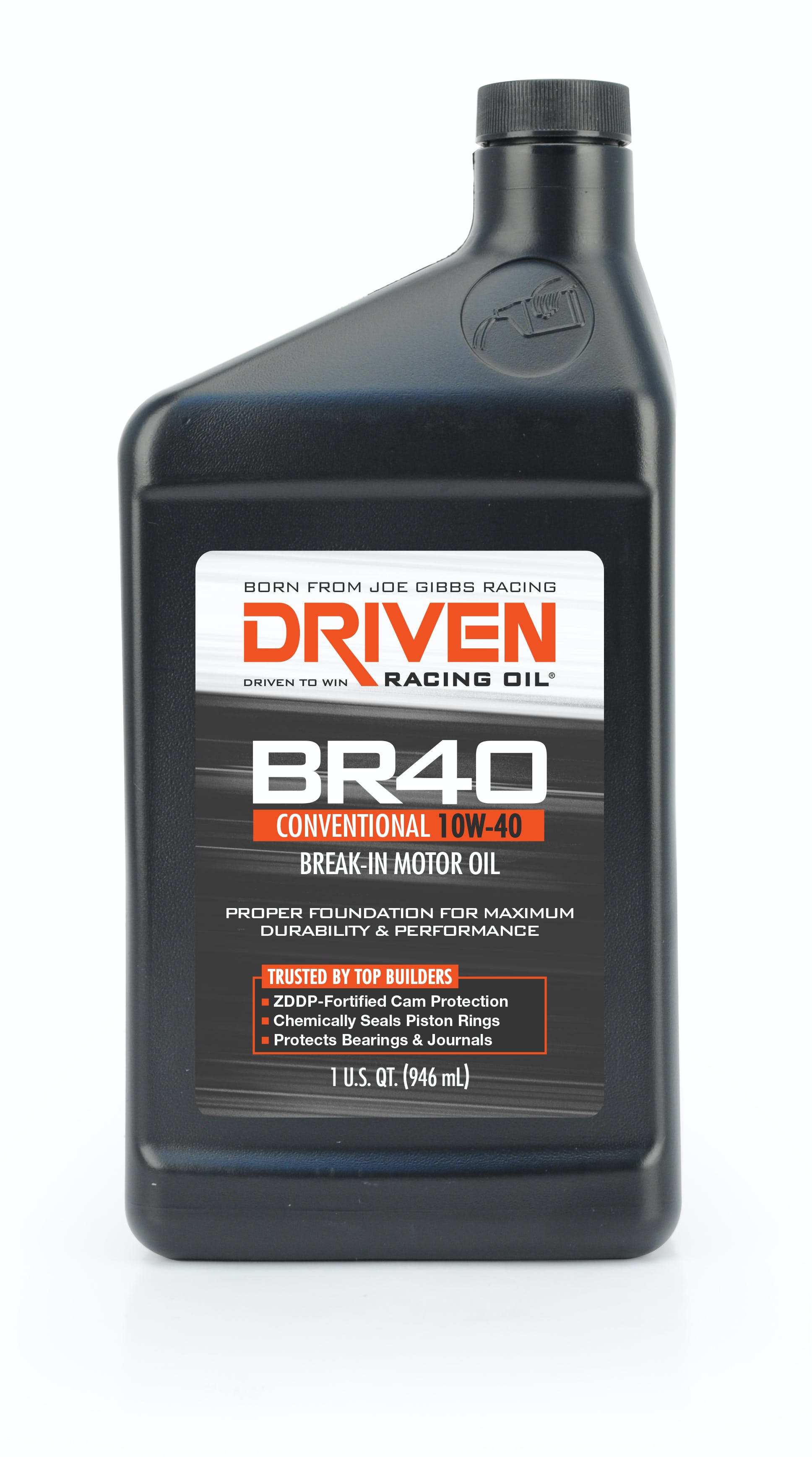 Driven Racing Oil 03706 BR40 10W-40 Break-In Motor Oil (1 qt. bottle)