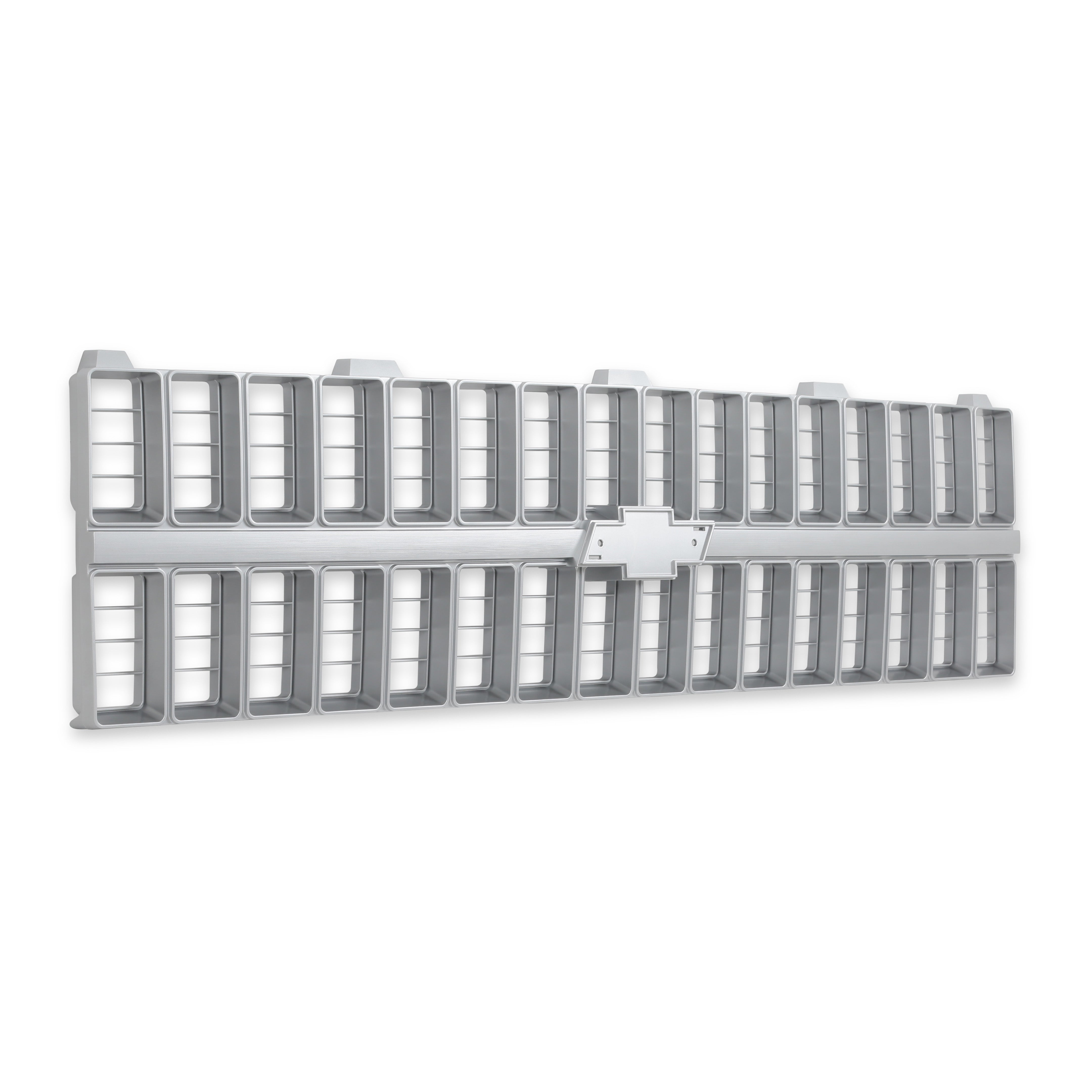 BROTHERS C/K Chevy Grille - w/ Bowtie Mounts - Silver pn 04-175
