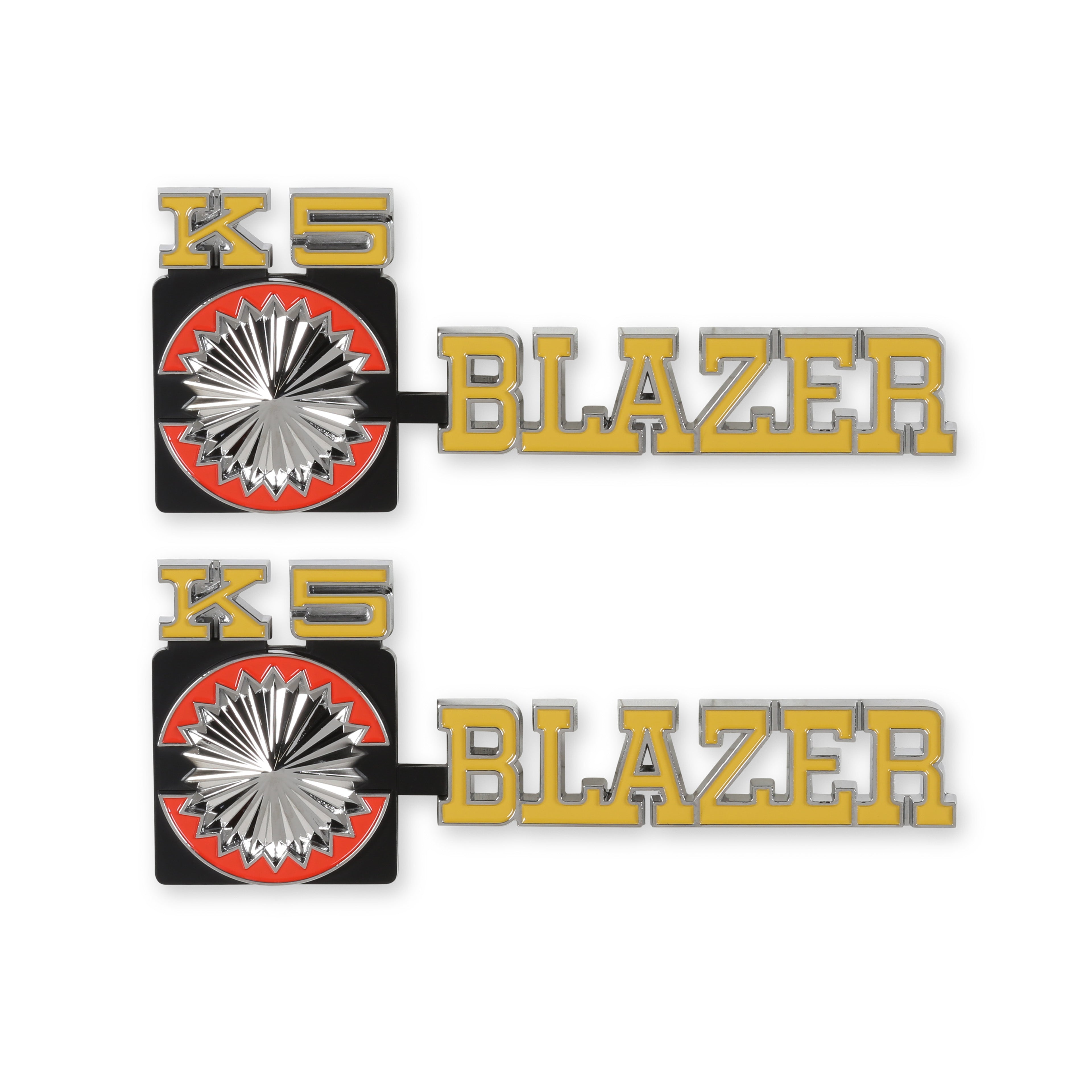 BROTHERS K5 Fender Badge Pair - Blazer 4WD pn 04-546