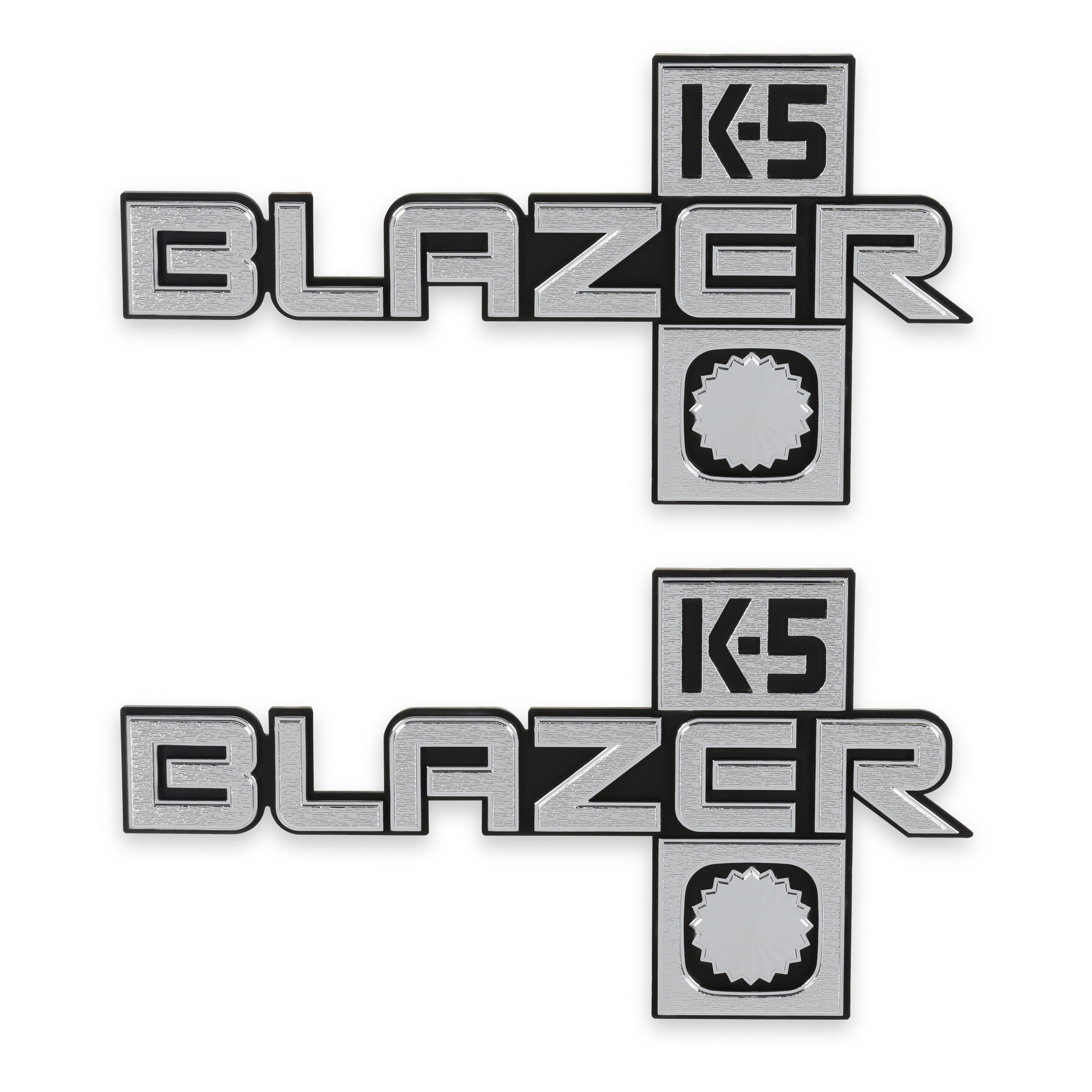 BROTHERS K5 Fender Badge Pair - Blazer 4WD pn 04-548