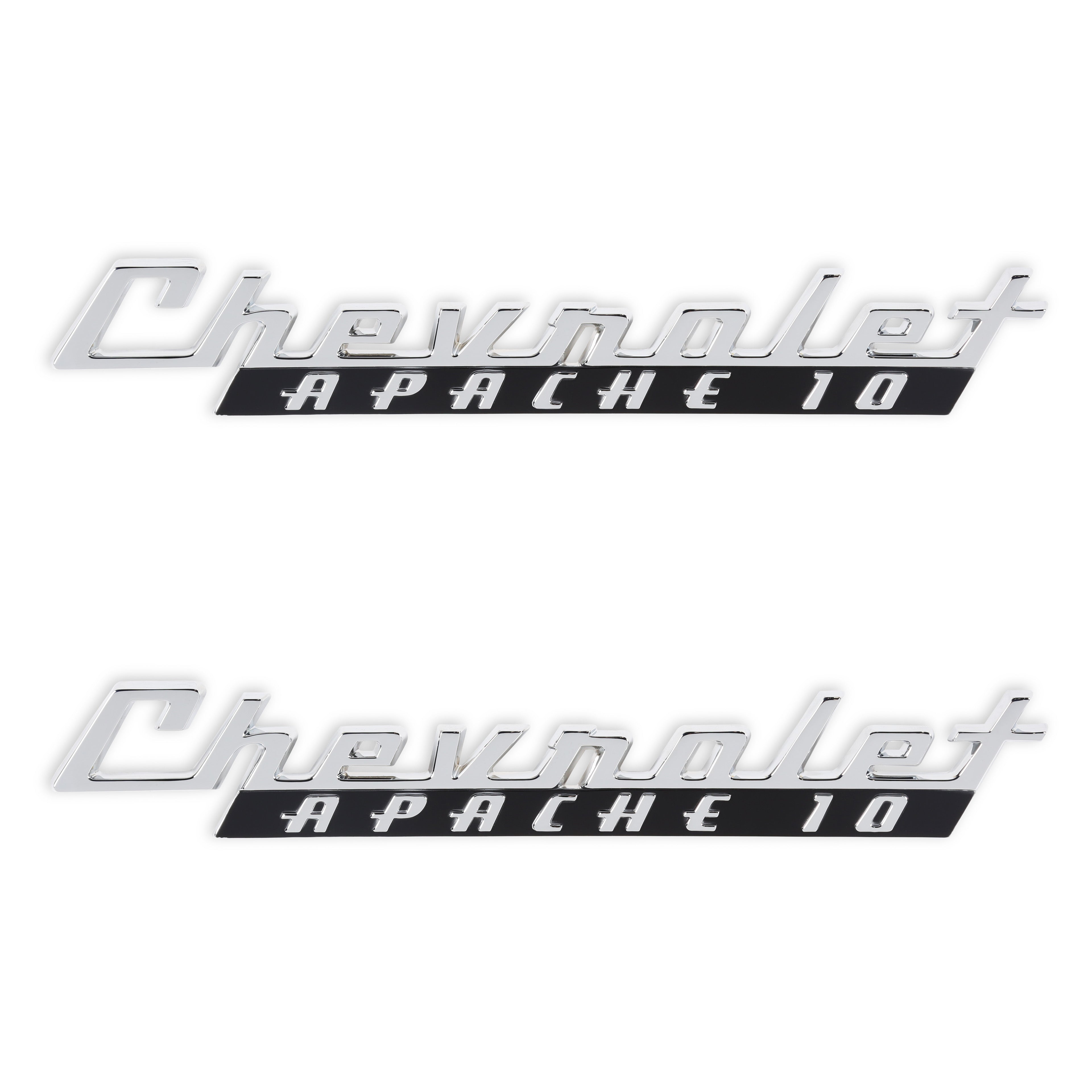 BROTHERS C/K Fender Badge Pair - Chevrolet Apache 10 pn 04-563