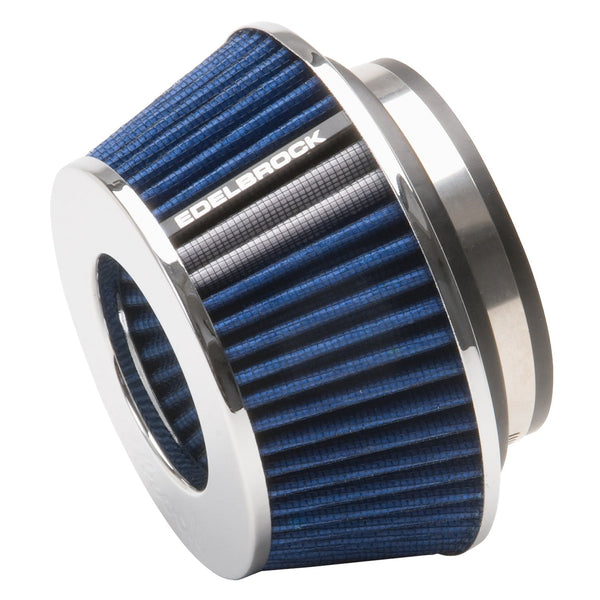 Edelbrock 43613 Pro-Flo Universal Blue Compact Conical Air Filter with 3, 3.5, and 4 Inlet
