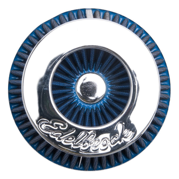 Edelbrock 43613 Pro-Flo Universal Blue Compact Conical Air Filter with 3, 3.5, and 4 Inlet