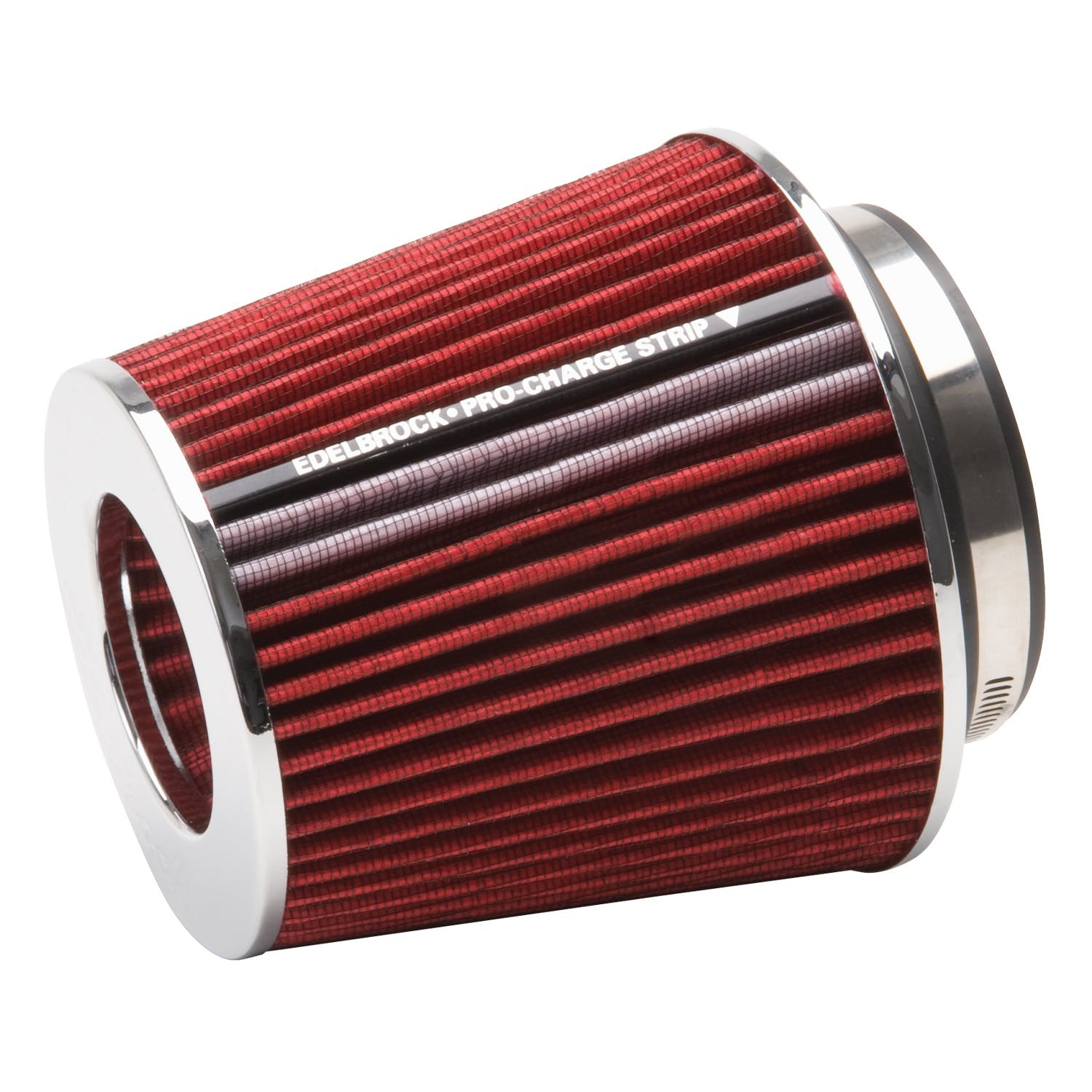 Edelbrock 43641 Pro-Flo Universal Red Medium Conical Air Filter with 3, 3.5, and 4 Inlet