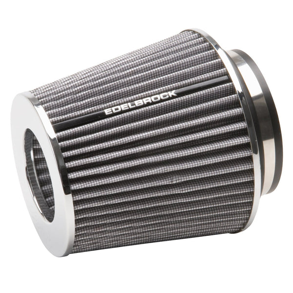 Edelbrock 43642 Pro-Flo Universal White Medium Conical Air Filter with 3, 3.5, and 4 Inlet
