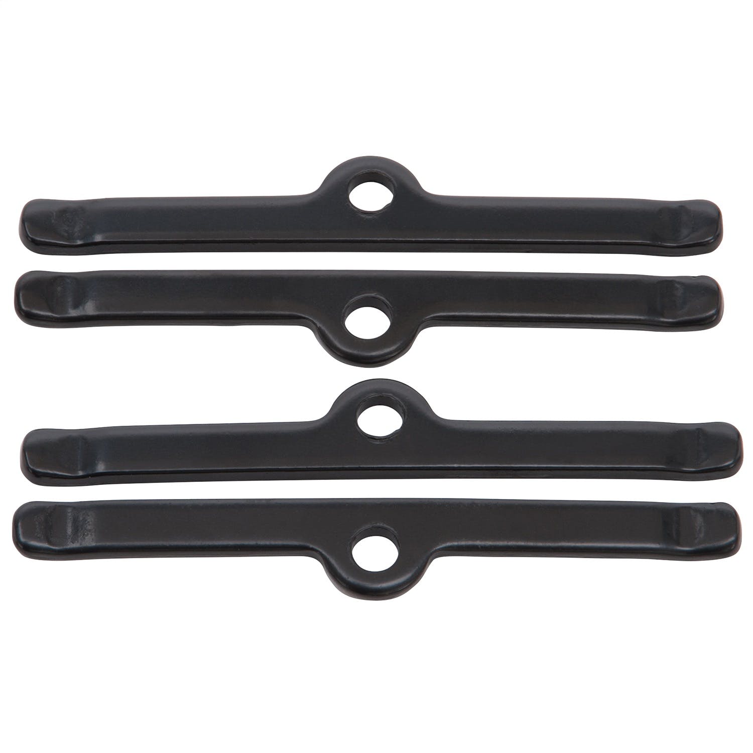 Edelbrock 44263 Hold-Down Tab Kits for Small-Block Chevy 5 long in Black Finish (Qty 4)