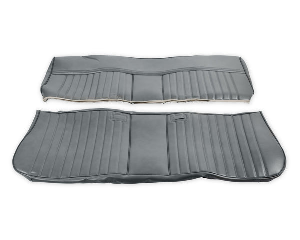 BROTHERS C/K Seat Upholstery Kit - Deluxe Pleat Vinyl - Charcoal pn 05-319