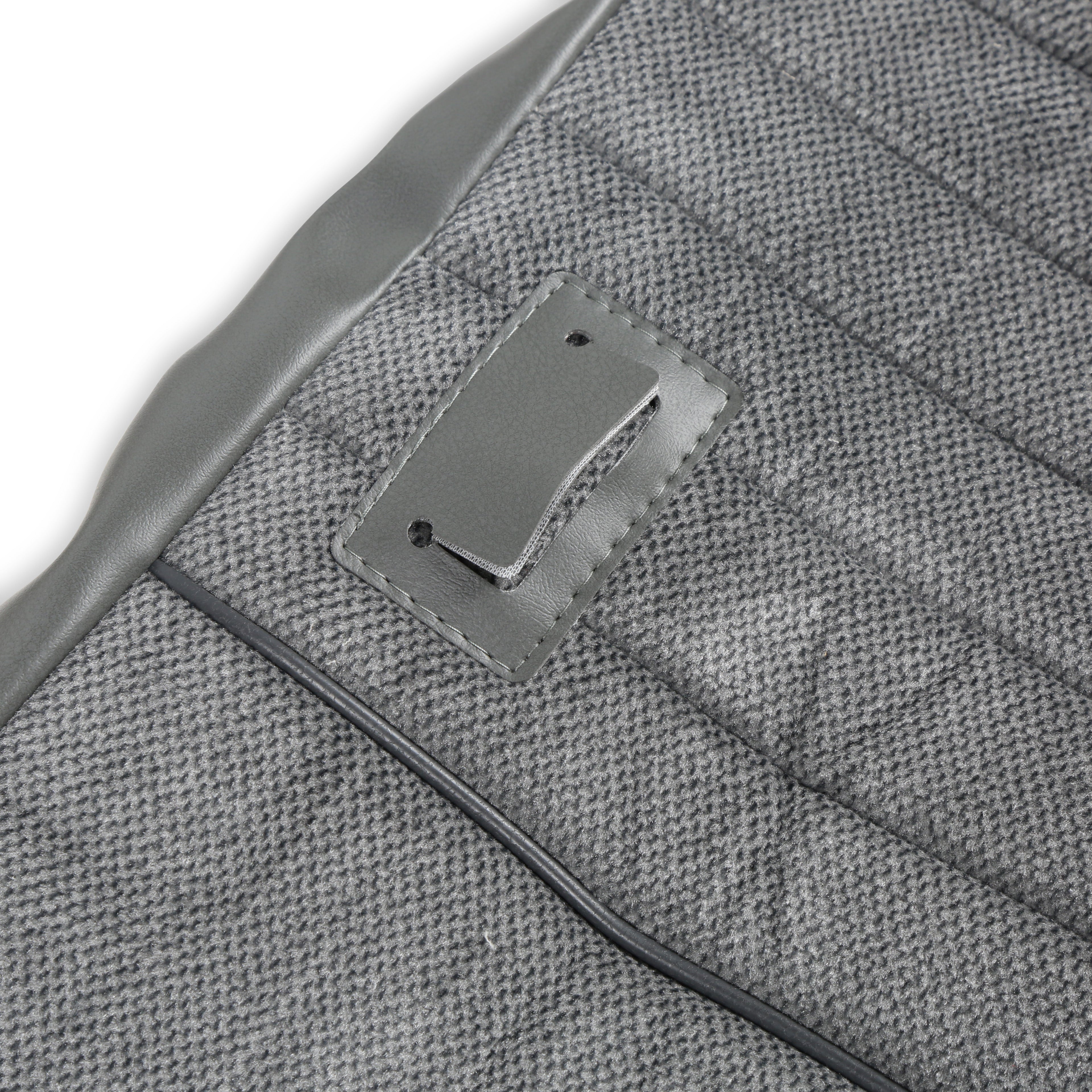 BROTHERS C/K Seat Upholstery Kit - Deluxe Pleat Cloth/Vinyl - Grey/Charcoal pn 05-324