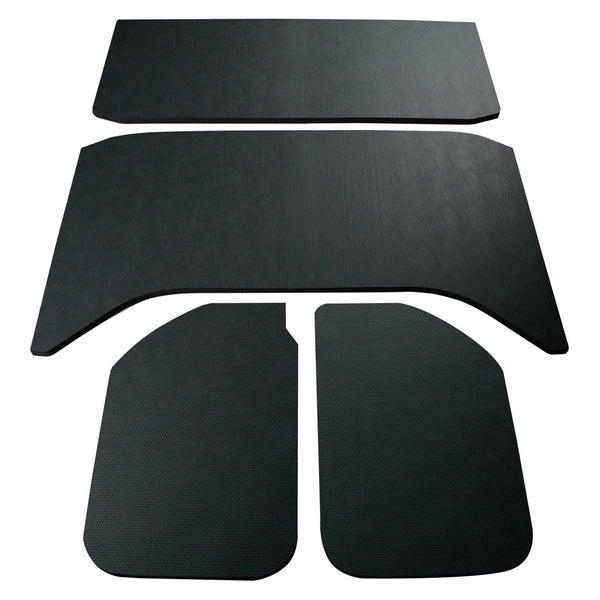 Design Engineering, Inc. 50159 Jeep Wrangler Sound Deadening Headliner  4-Dr-4 pc Leather Look BLACK