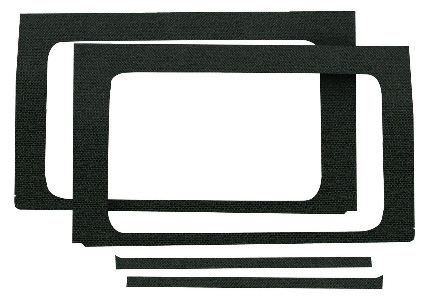 Design Engineering, Inc. 50173 Sound Deadening Side Window Kit JL 4-Dr - 4-pc Original Finish - Black
