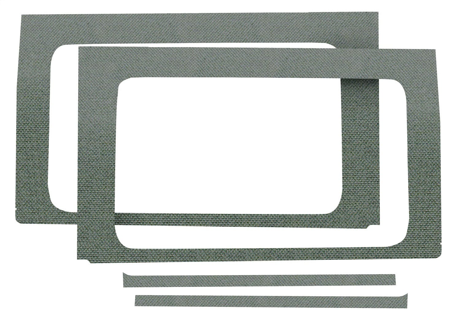Design Engineering, Inc. 50174 Sound Deadening Side Window Kit JL 4-Dr - 4-pc Original Finish - Gray