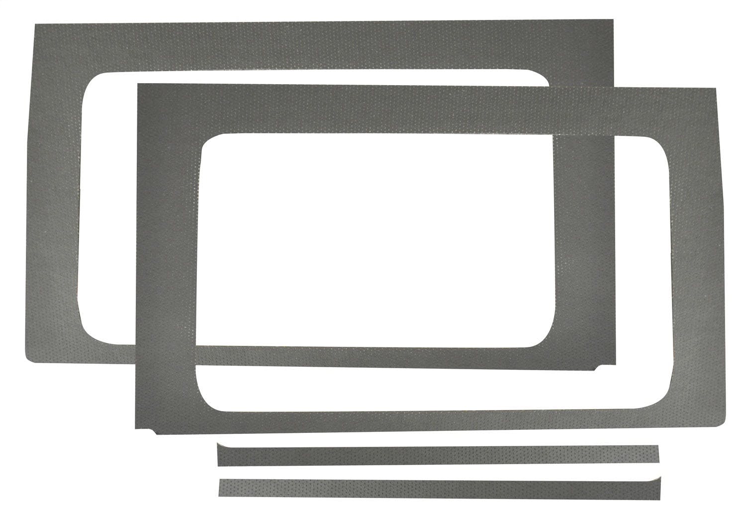 Design Engineering, Inc. 50176 Sound Deadening Side Window Kit JL 4-Dr - 4-pc Leather Look - Gray