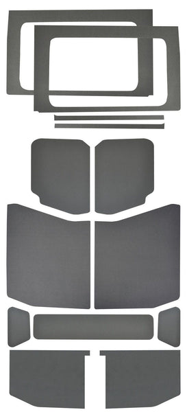 Design Engineering, Inc. 50181 Sound Deadening Combo Kit JL - 4 Dr - 13-pc - Leather Look - Gray