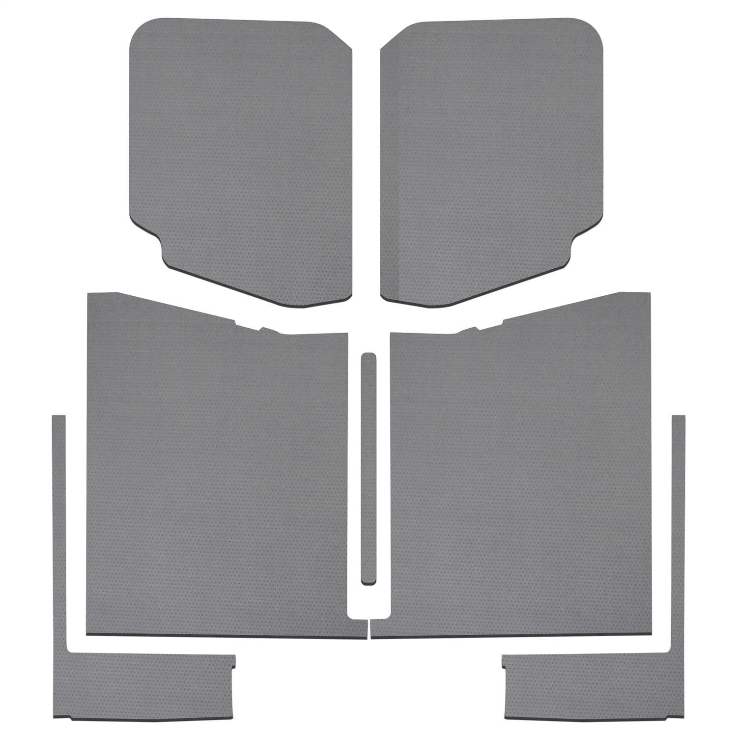 Design Engineering, Inc. 50186 Jeep® Gladiator Leather Look Headliner Complete Kit, Gray (7-pc)