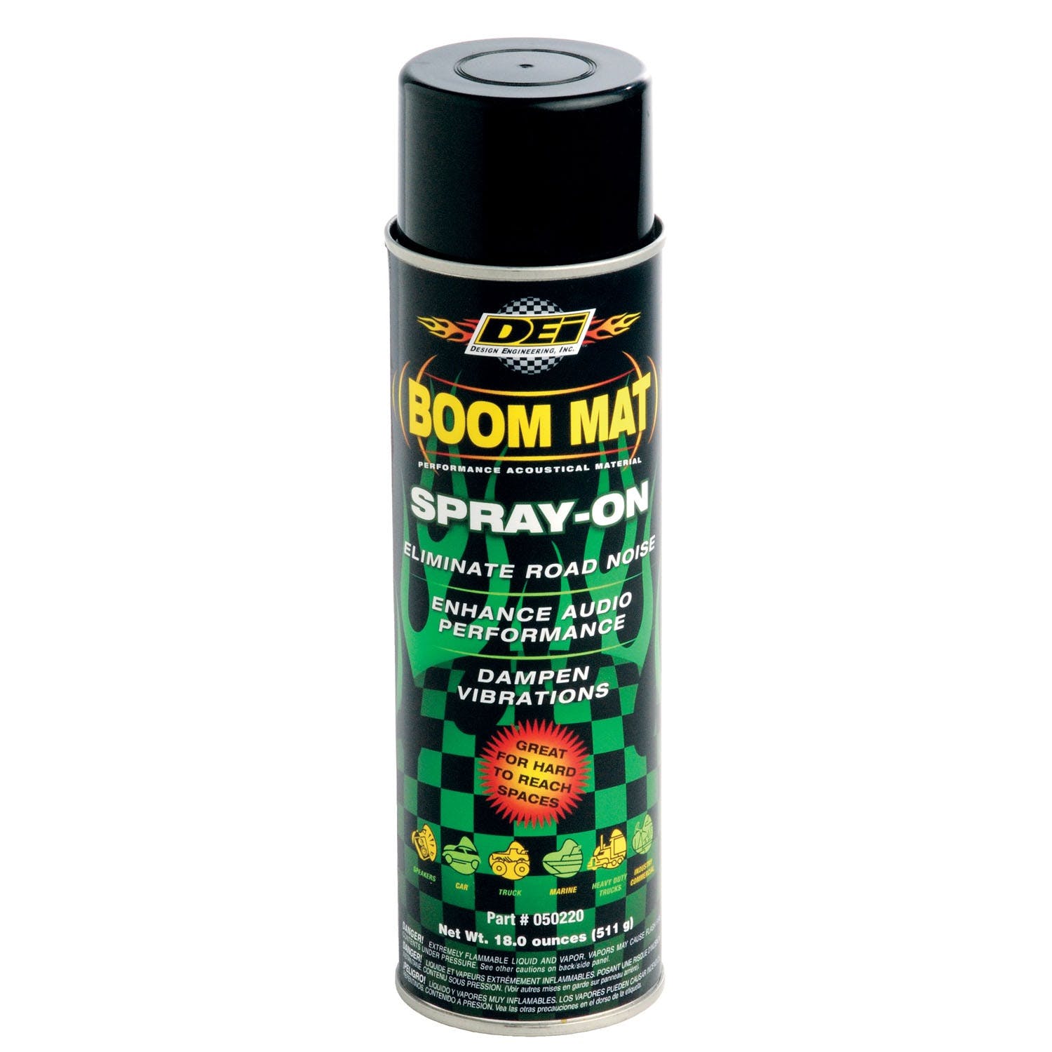 Design Engineering, Inc. 50220 Boom Mat Vibration Damping Spray-On 18 oz can