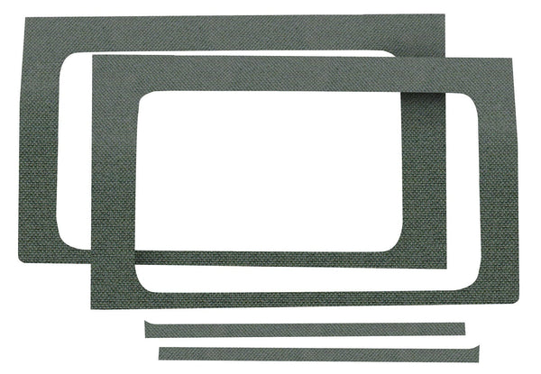 Design Engineering, Inc. 50269 JL Sound Deadening Side Window Kit  2-pc Orig. Finish - 2 Dr Gray