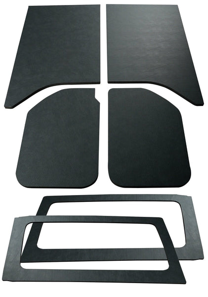 Design Engineering, Inc. 50288 JK Headliner Complete Kit  2-Dr - 6-pc Leather Look - Black