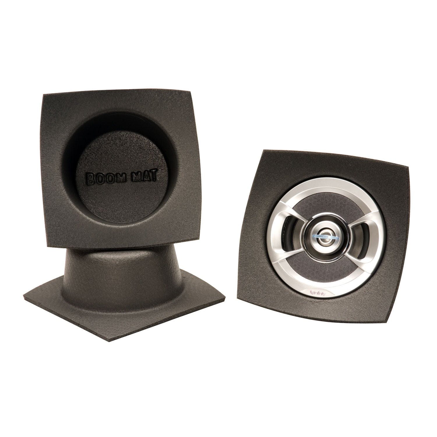 Design Engineering, Inc. 50311 Speaker Baffles - 4 Round Slim (6w x 6h x 2-1/2d) (Pair)