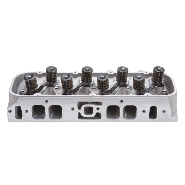 Edelbrock 60435 CYL HEAD BBC PERF RPM OVAL PORT COMPLETE SNGL W/SPRINGS FOR HYD ROLLER CAM
