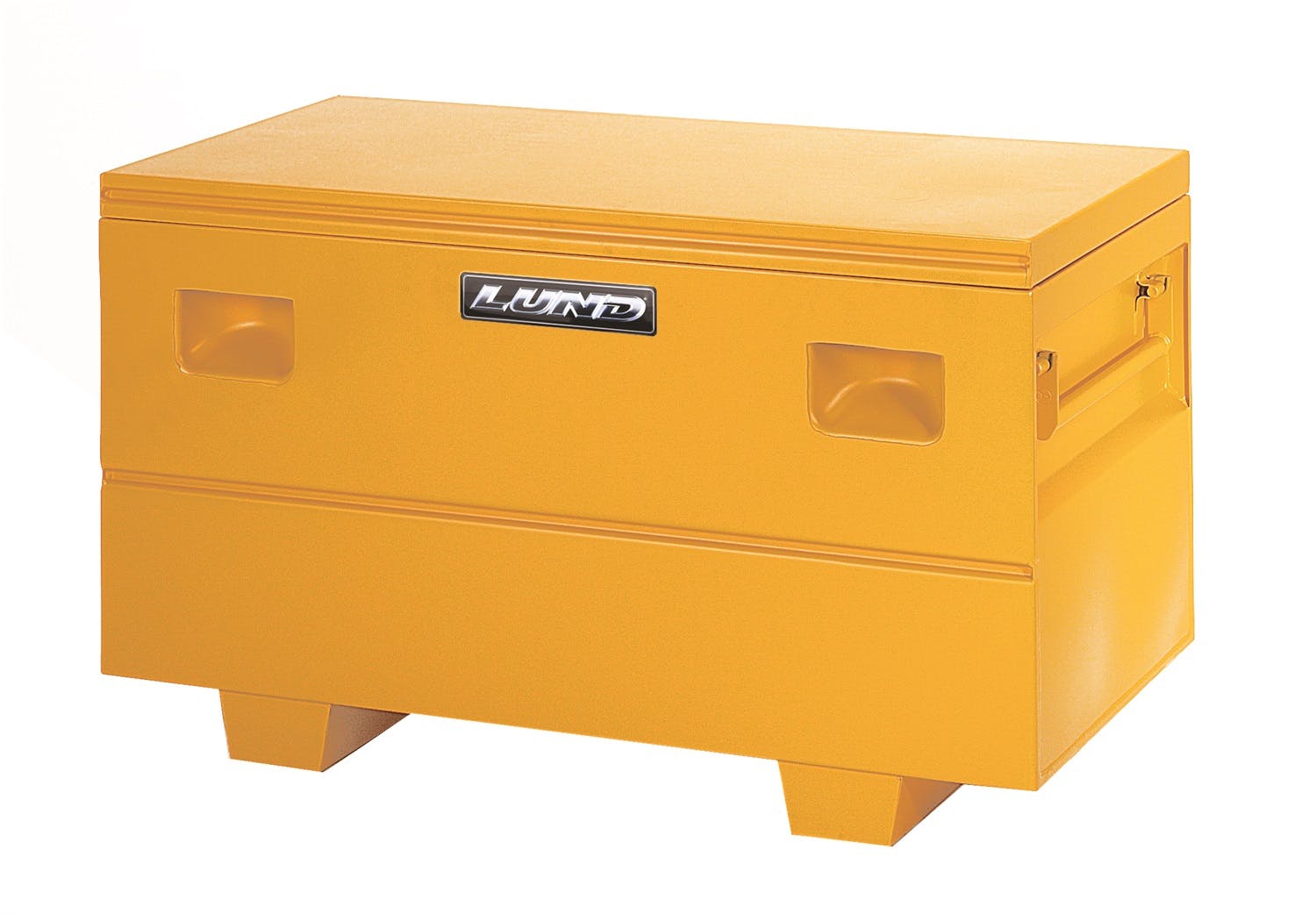 LUND 08048Y Steel Job Site Storage Box/Chest STEEL JOB SITE BOXES and CHEST