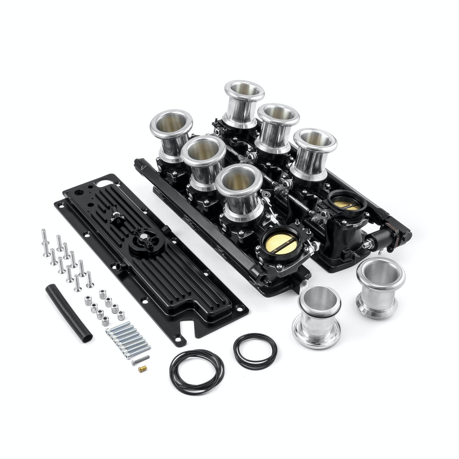 Speedmaster 1-148-042-01 Downdraft EFI Stack Intake Manifold System Complete [Black]