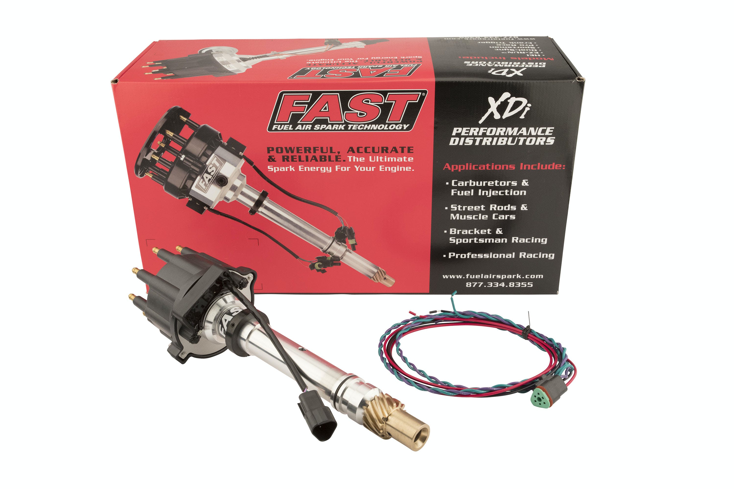FAST - Fuel Air Spark Technology 1000-1511EFI XDi Race EFI Distributor for Chevrolet Small Block and Big Block w/ Small Cap