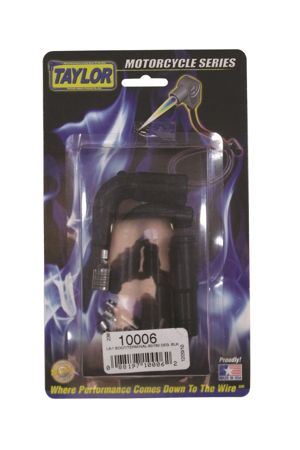 Taylor Cable Products 10006 Twin Cam LS/LT Boot/Terminal 90/180 MC Kit black