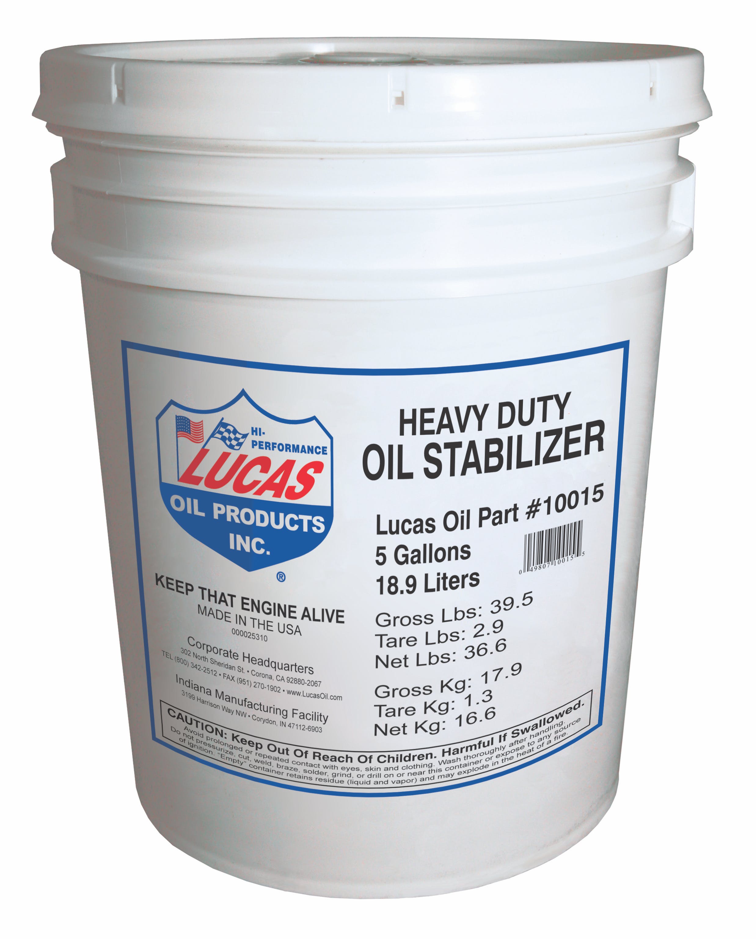 Lucas OIL Heavy Duty Oil Stabilizer (5 GA) 10015