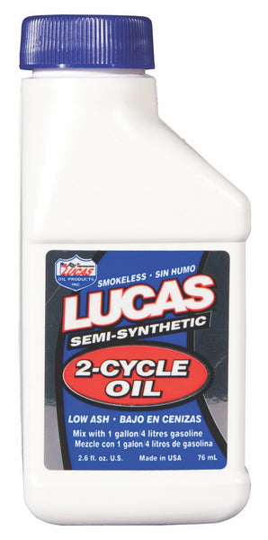 Lucas OIL Semi-Synthetic 2-Cycle Oil (2.6 OZ) 20058