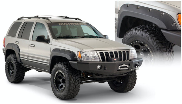 Bushwacker 10071-07 Cutout Style Jeep Fender Flares, 2pc