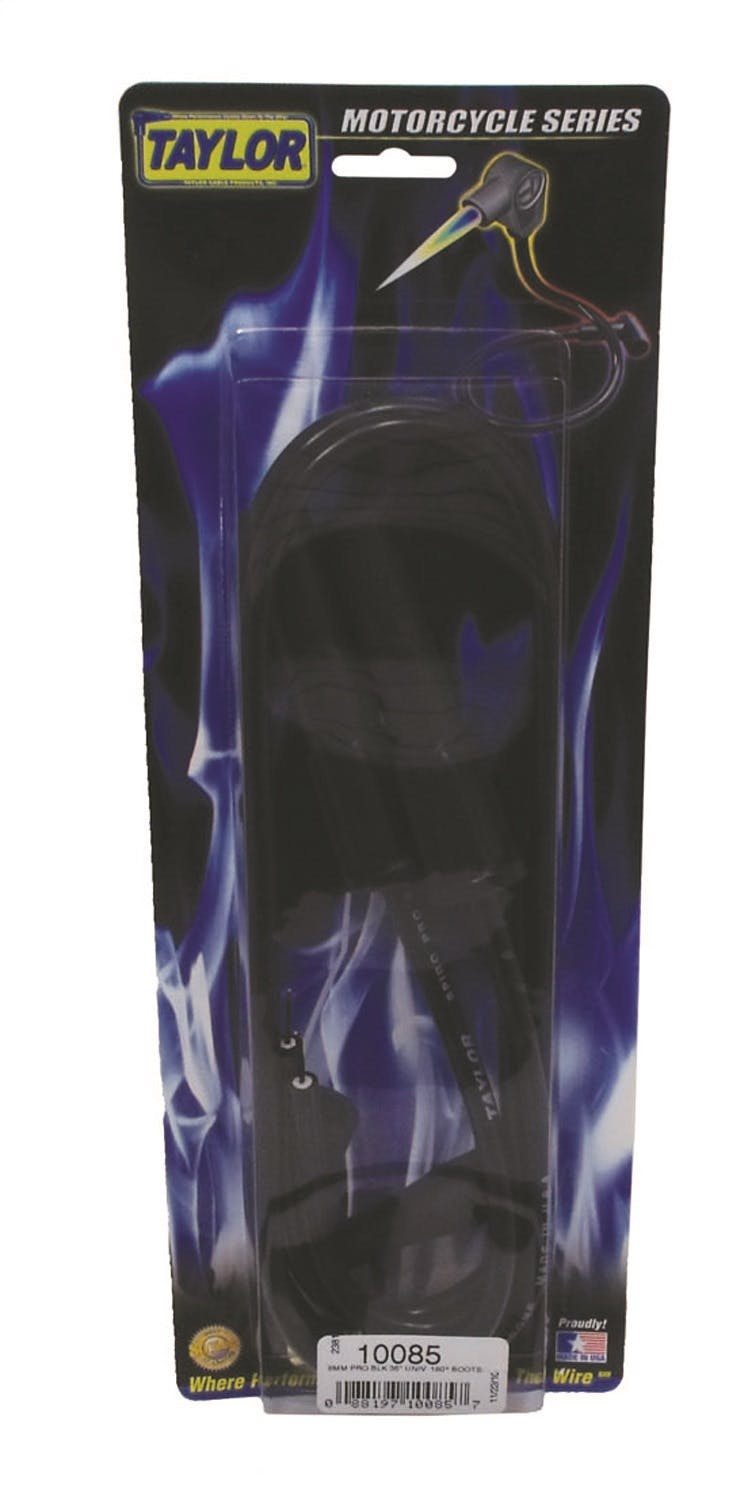 Taylor Cable Products 10085 8mm Spiro-Pro black 36in univ MC 180 Pro Comp