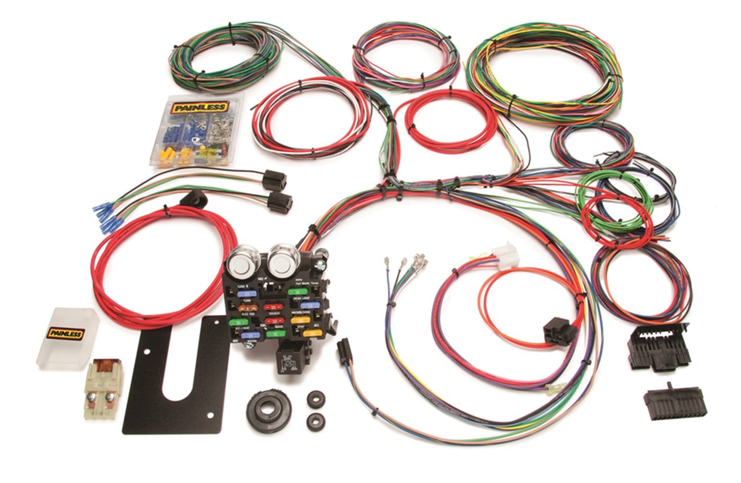 Painless 21-Circuit Universal Chassis Wiring Harness for GM Keyed Column 10103