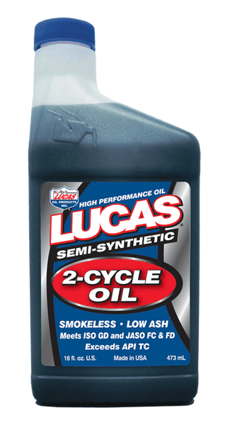 Lucas OIL Semi-Synthetic 2-Cycle Oil (16 OZ) 20120