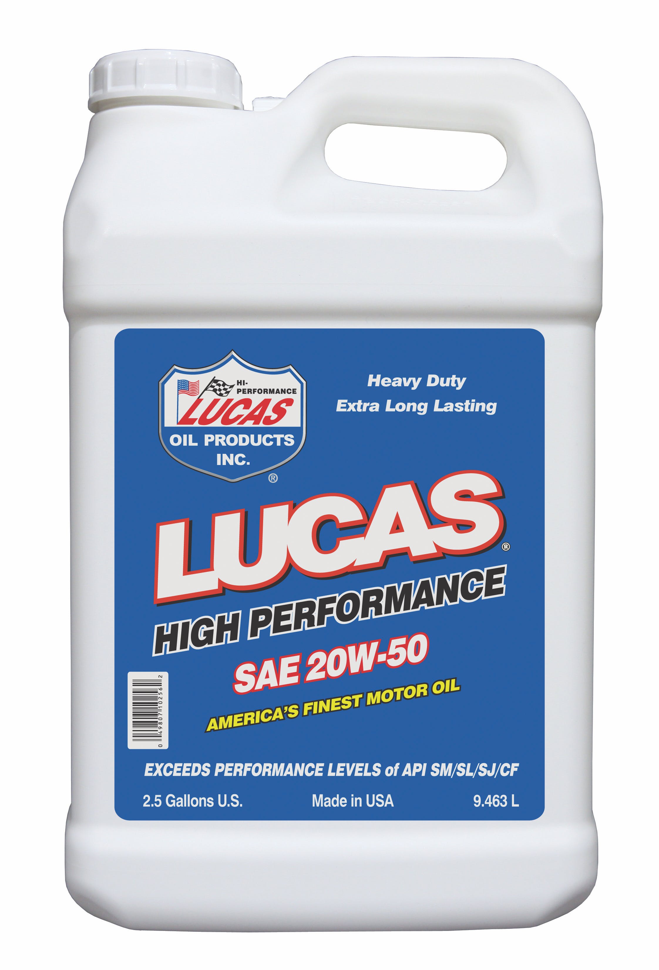 Lucas OIL SAE 20W-50 Plus Racing Oil 10256