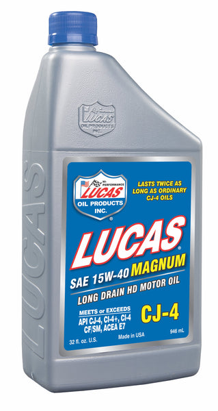 Lucas OIL Petroleum SAE 15W-40 CJ-4 Motor Oil 10296