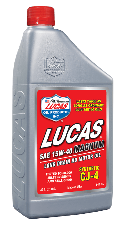 Lucas OIL Synthetic SAE 15W-40 CJ-4 Motor Oil 10298