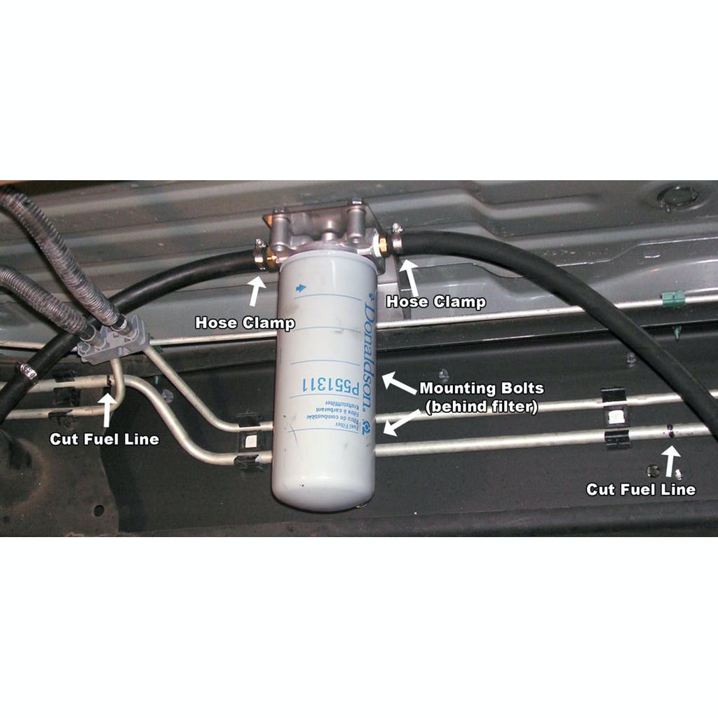 BD Diesel Performance 1050060 Remote Fuel Filter Kit-2001-2012 Chevy Duramax