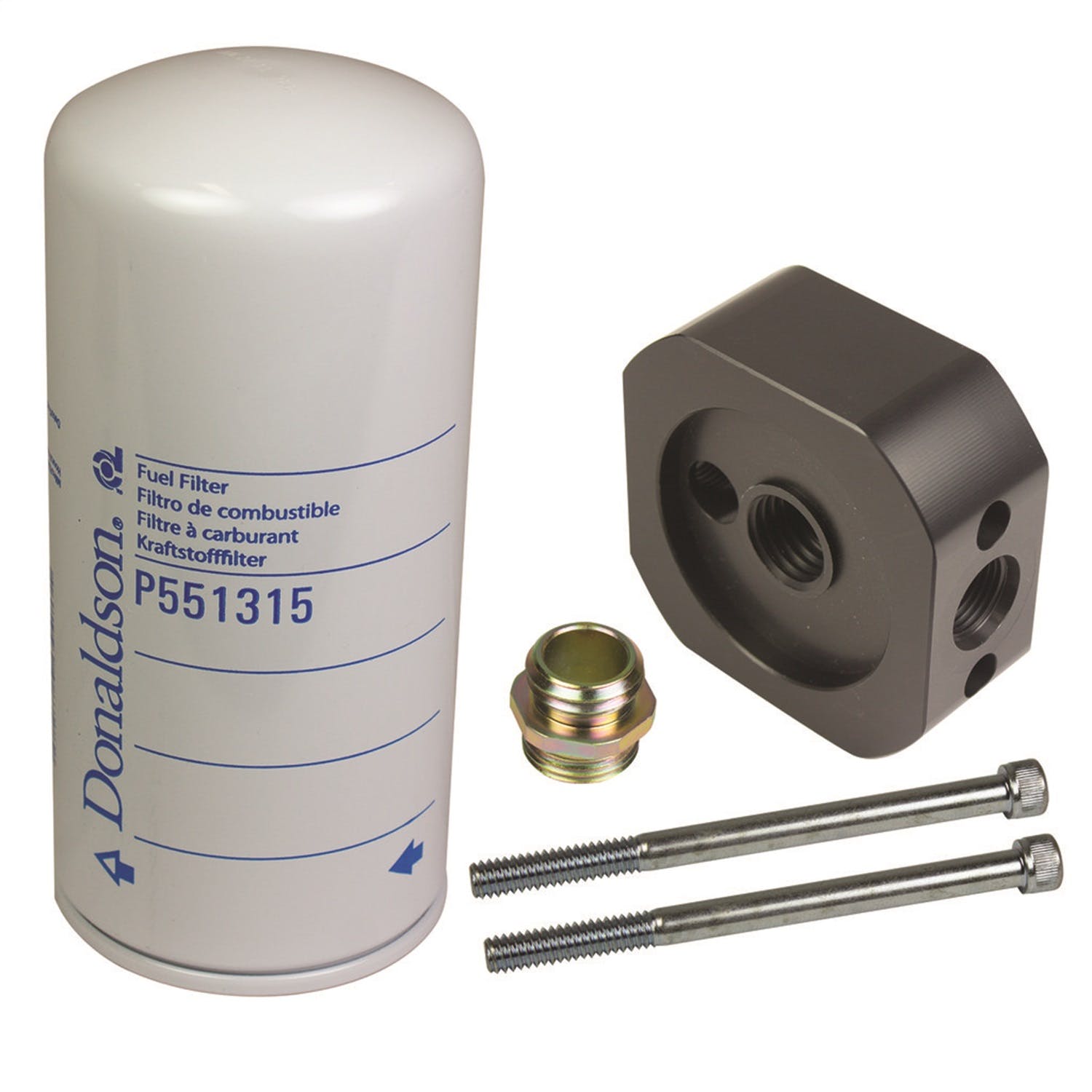 BD Diesel Performance 1050340-PFF Flow-MaX Add-On Post Fine Particle Fuel Filter Kit